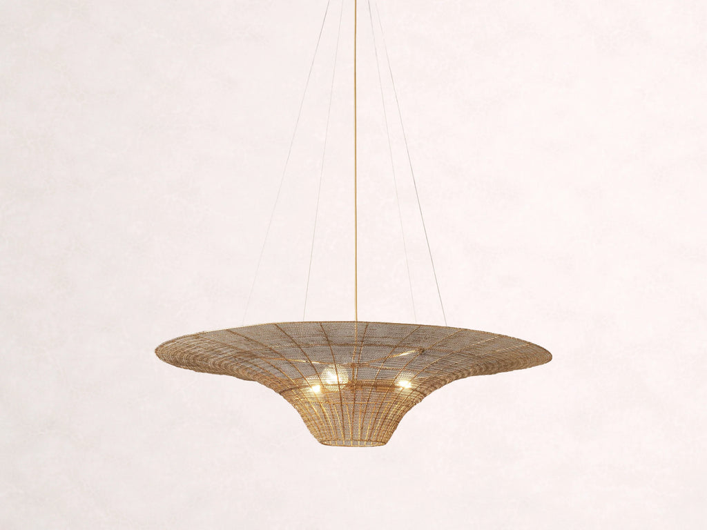 Mirza Caping Chandelier 48''D