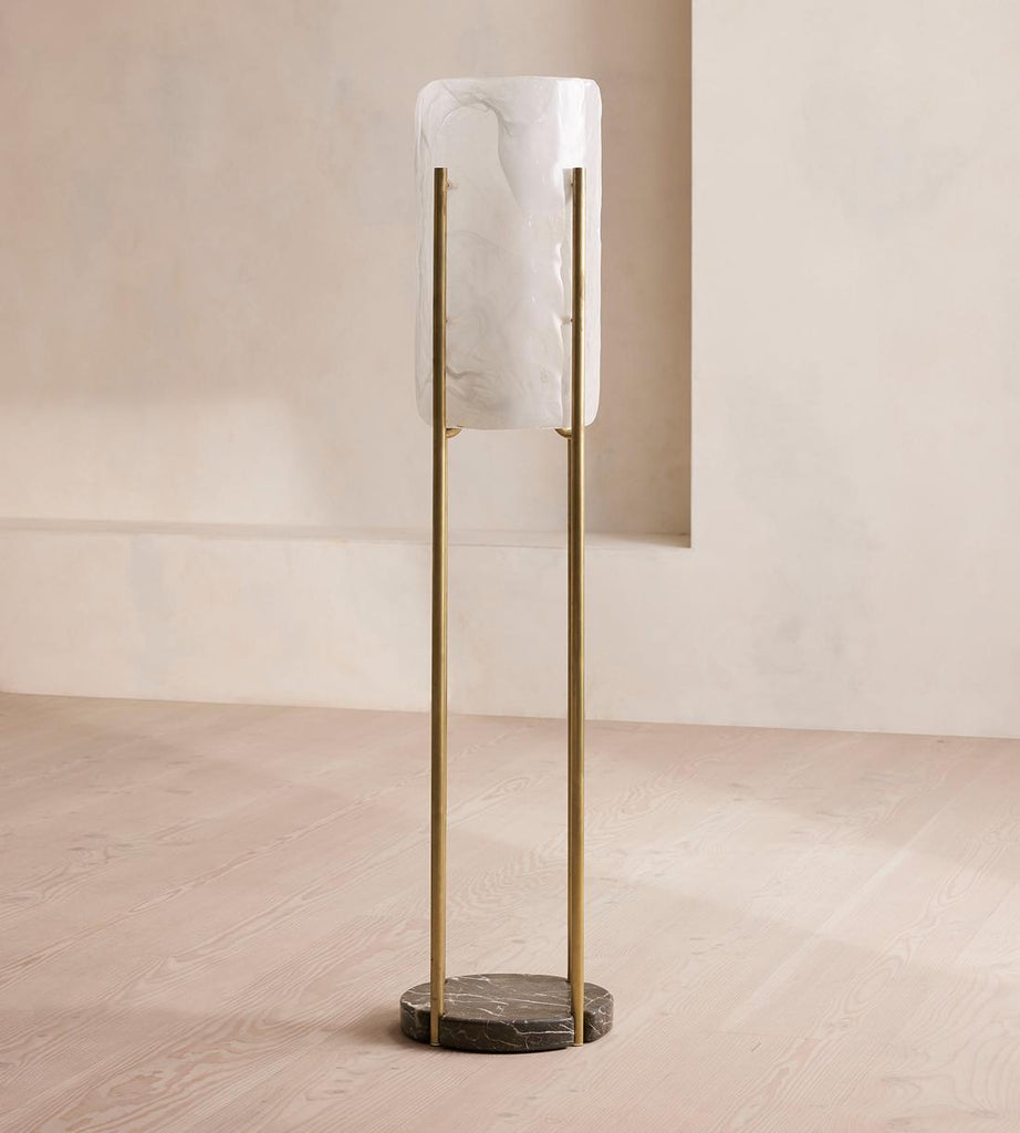 Lea Glass Floor Lamp 63