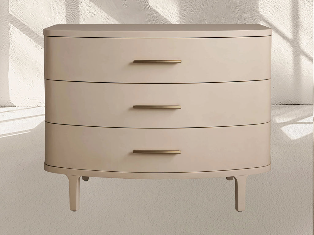 Danny Three-Drawer Chest in Fumo