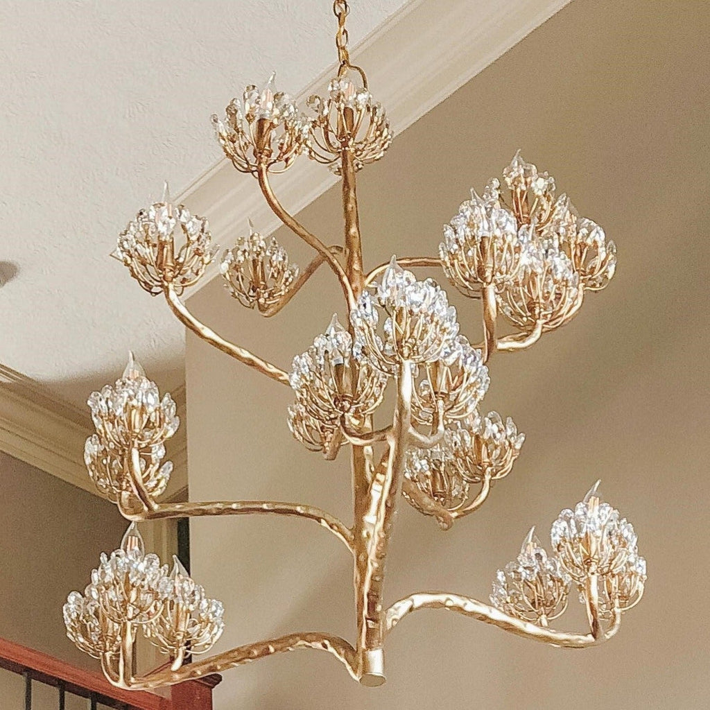 Mina Luxury Branch Flower Chandelier