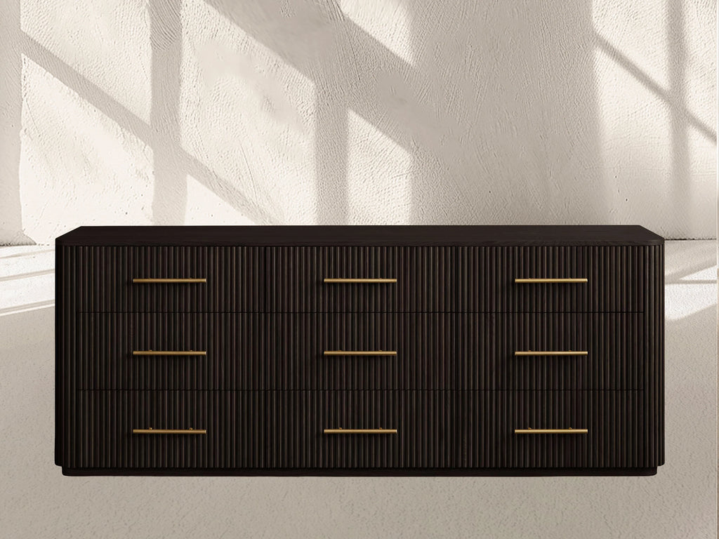 Finnley Wood Nine-Drawer Dresser