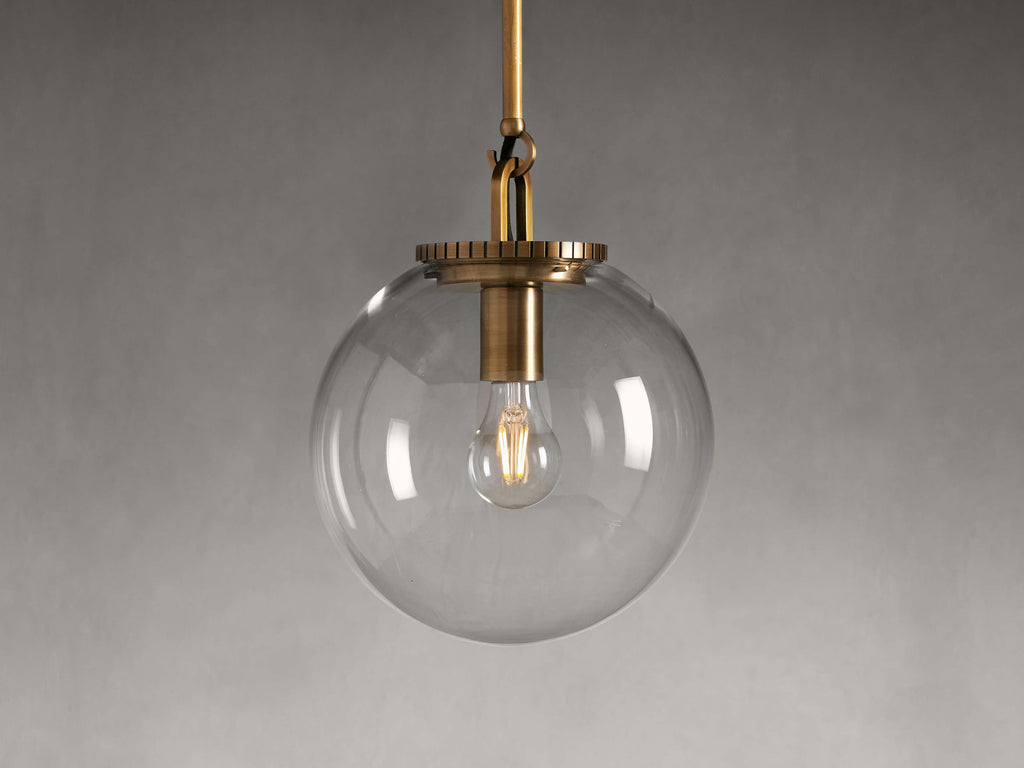 Wescott Globe Pendant with Rod