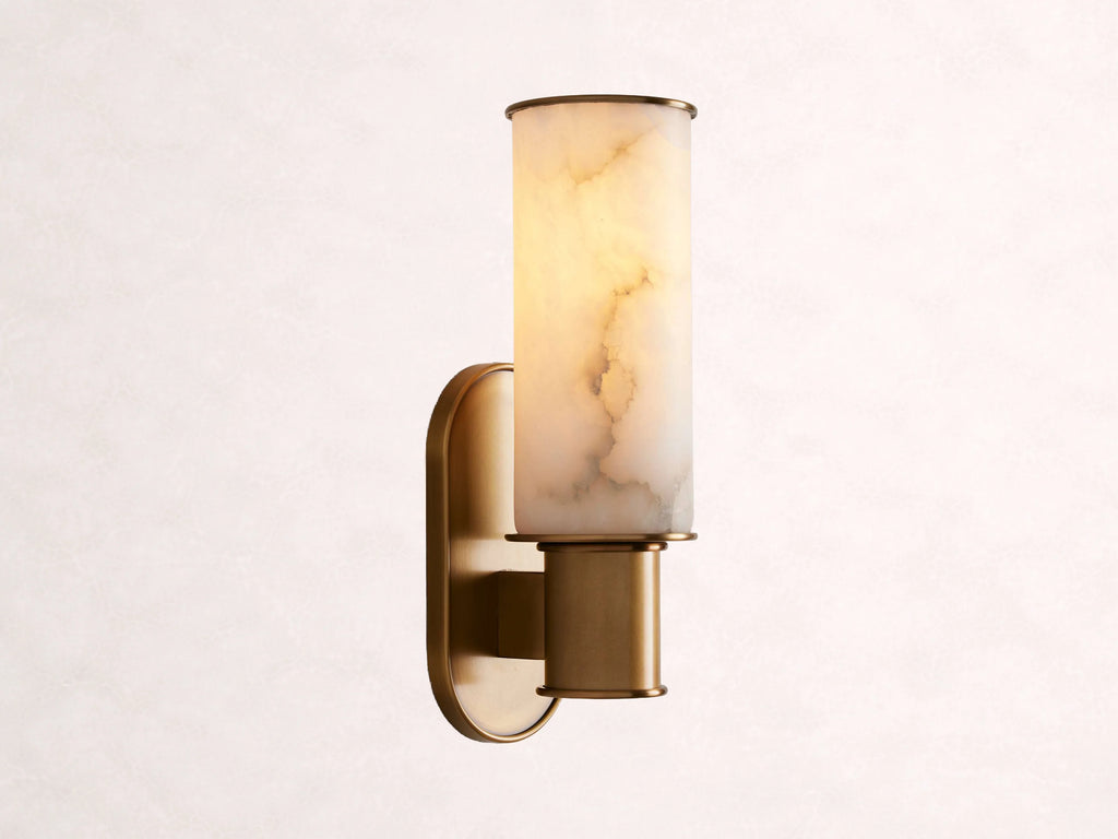 Harlin Wall Sconce in Alabaster