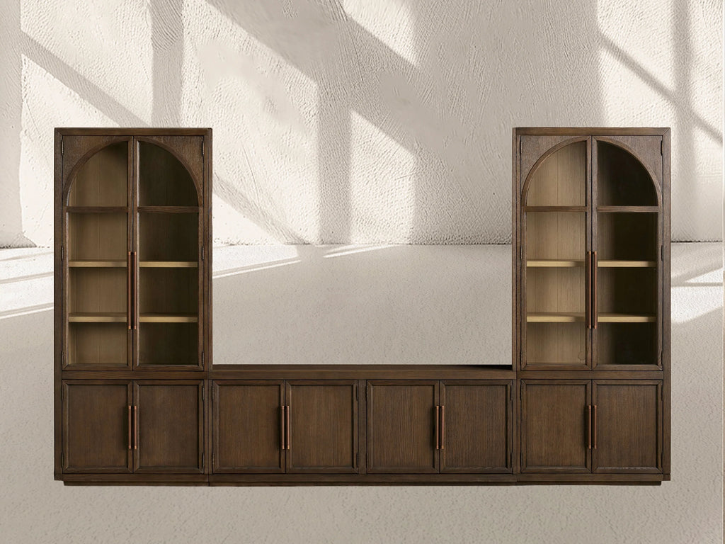 Hattie Glass Media Cabinet