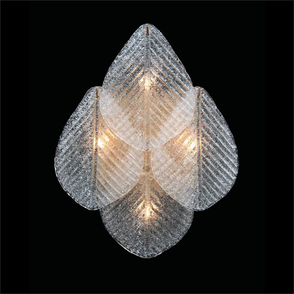 Frosted Glass Petal Wall Sconce