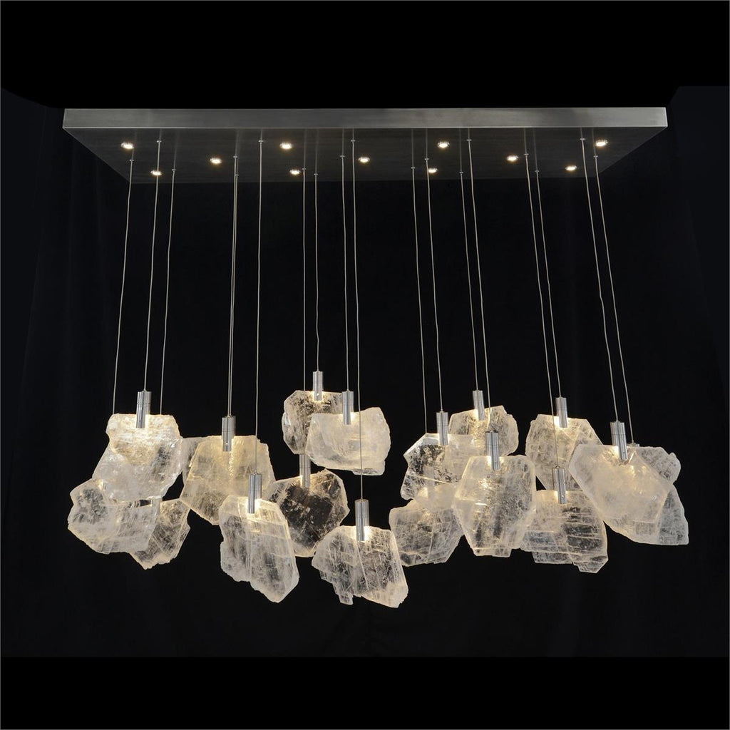 Selenite Pane Horizontal Chandelier 57