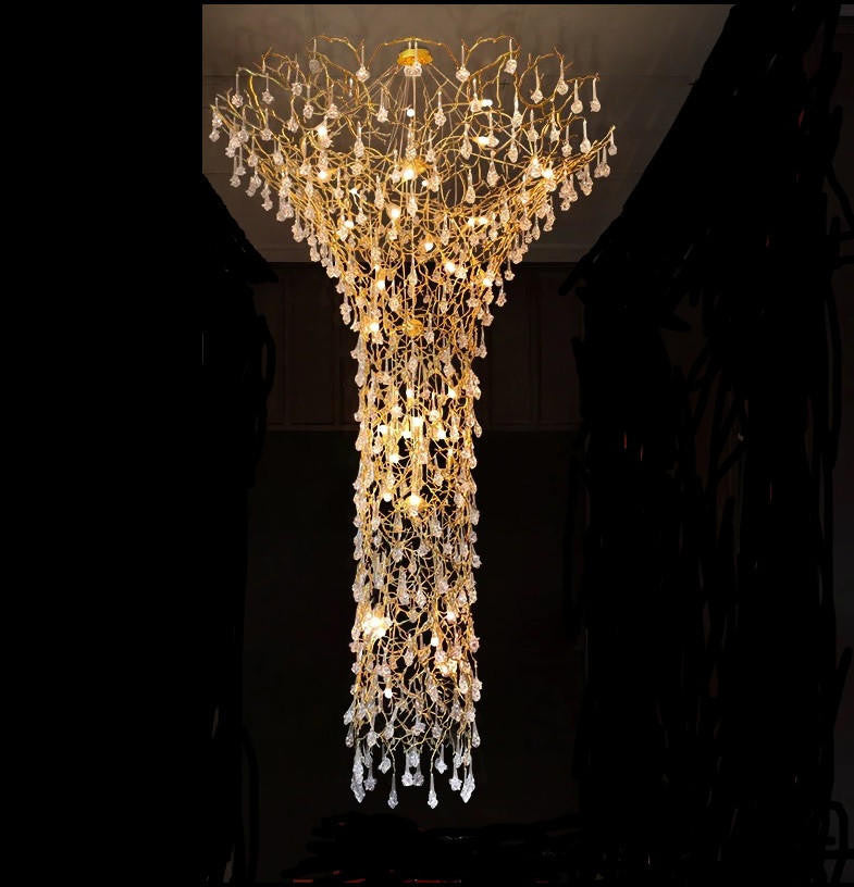 Crystal Staircase Chandelier