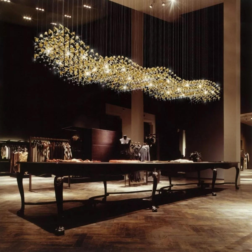 Amla Gold Contemporary Luxury Chandelier