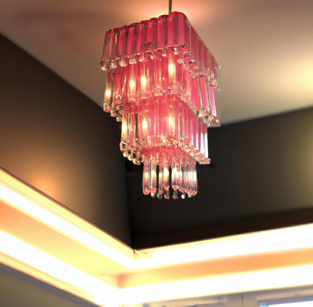 The Epitome of Glamorous Lighting - Powder Room Chandelier