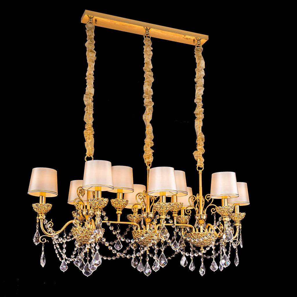 Luxury brass dining light fixtures