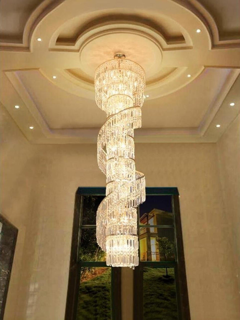 Fernanda Deluxe Crystal Hotel Stairway Chandelier