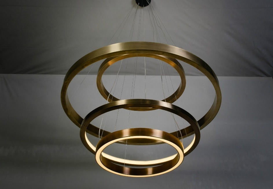 Franco Ring Suspended Multi-Ring 4 Light Replica