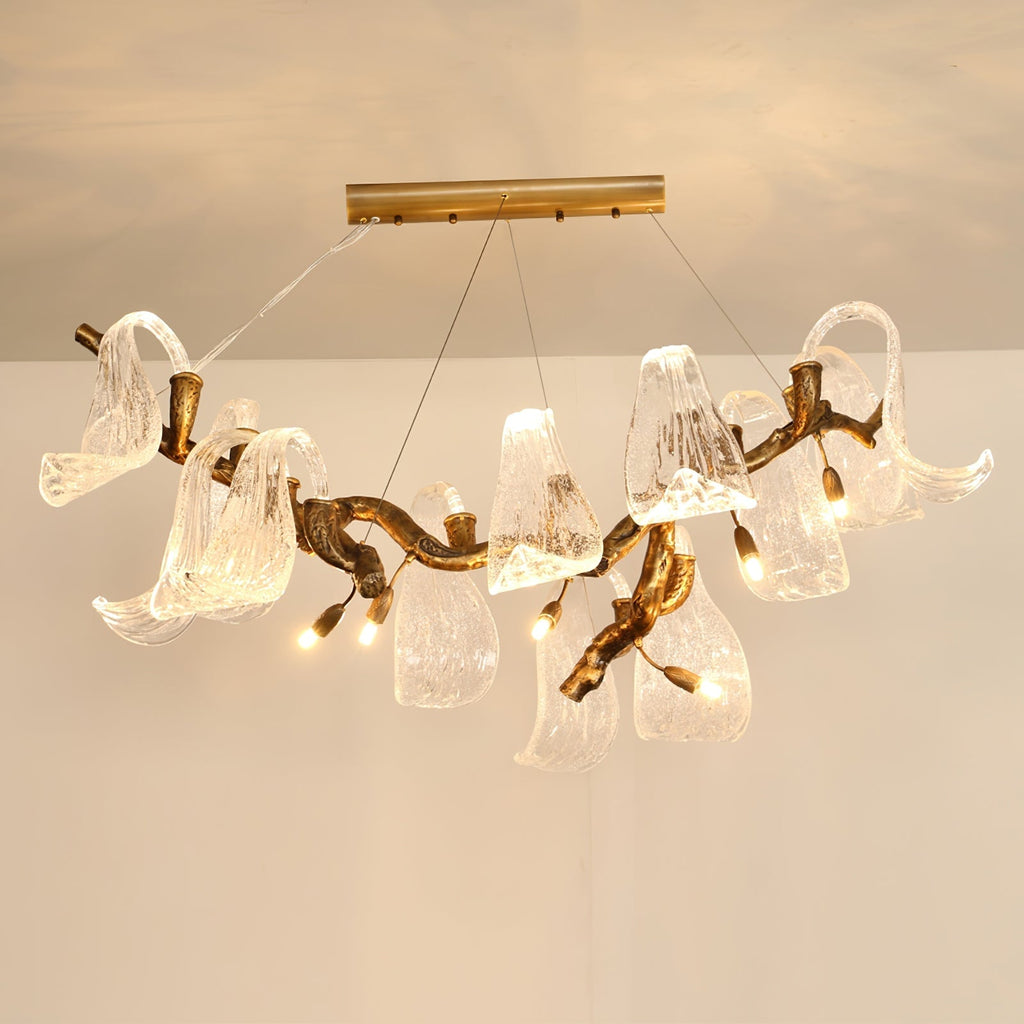 Icarus Wings Horizontal  Branch Chandelier