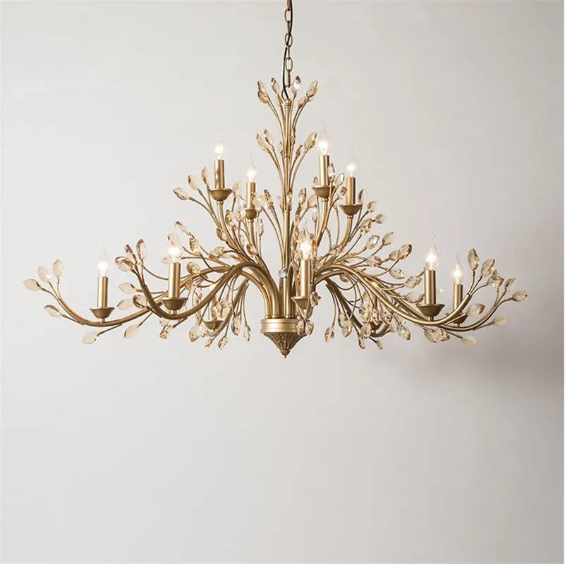 Vintage Chandelier Gold - Traditional Gold Chandelier