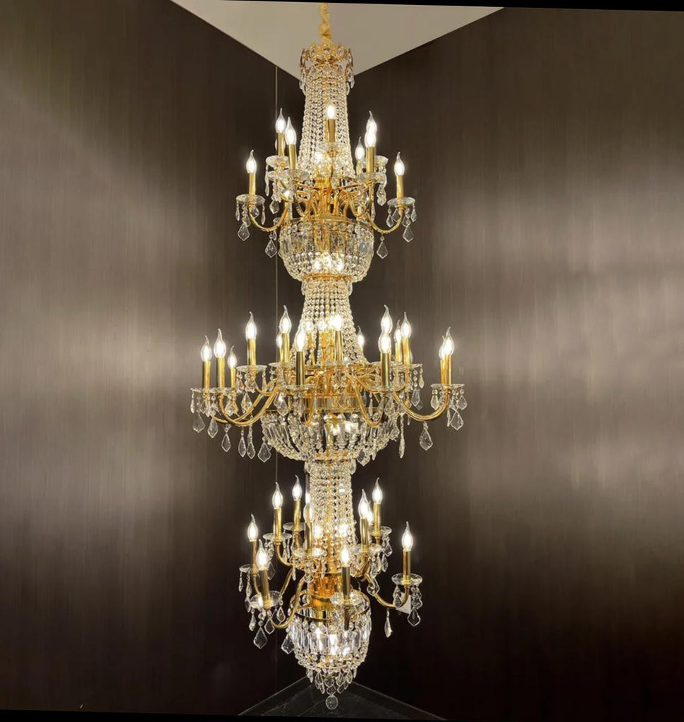 Royal Traditional Brass Chandelier