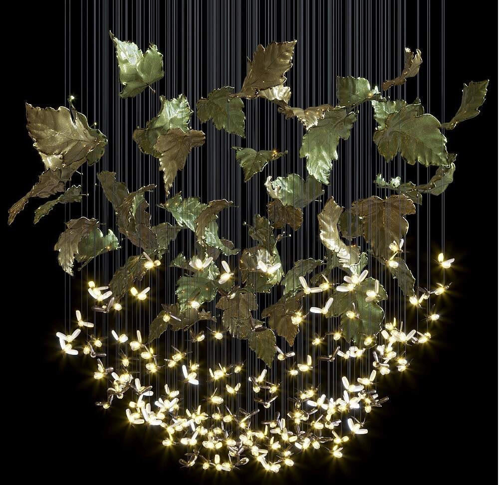 Enchanting Firefly Glowing Chandelier