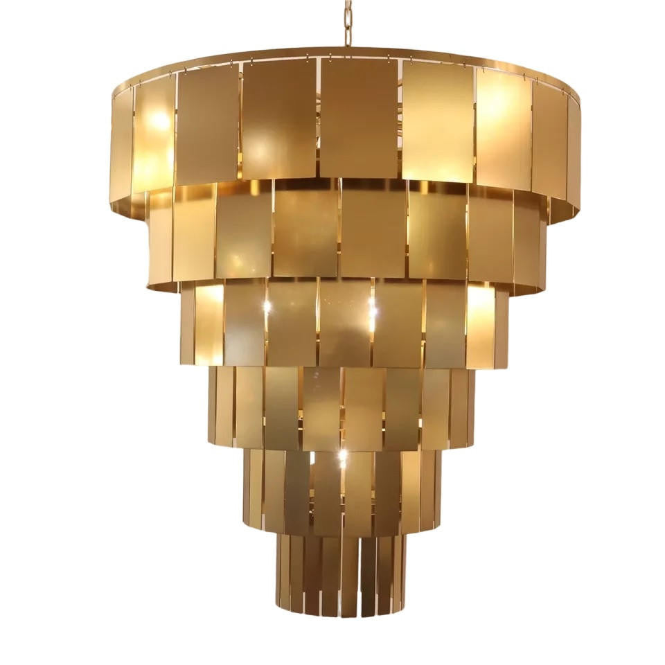 Lucia Modern Gold Chandelier Pendant
