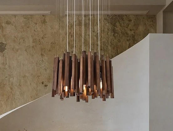 Wood Modern Chandelier