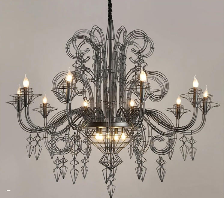 Iron Industrial Chandelier