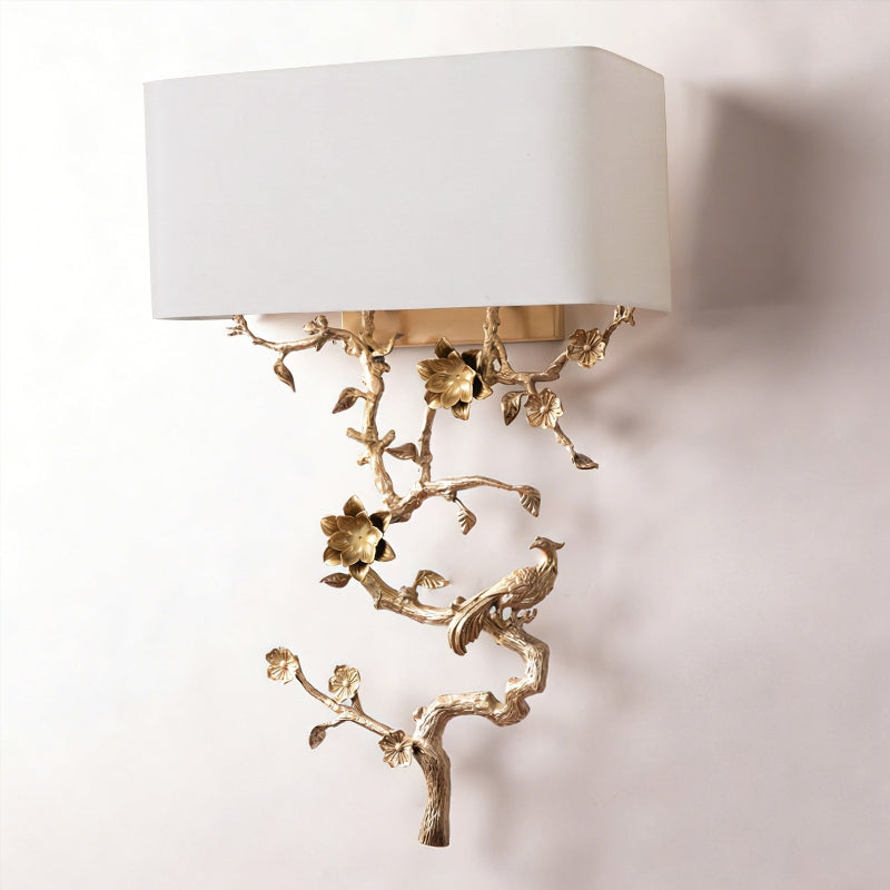 Sanremo Branch Brass Wall Light