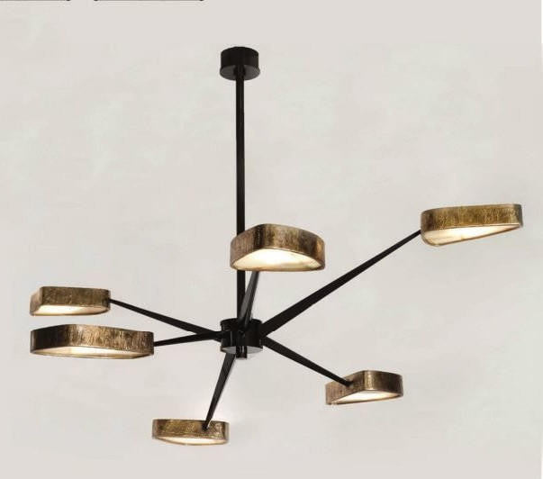 Spider Brass Chandelier