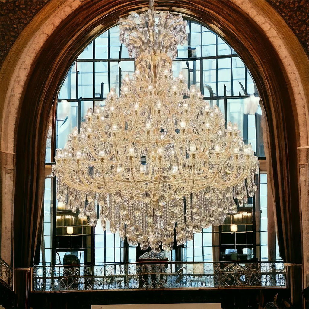 Large Foyer Crystal Chandelier