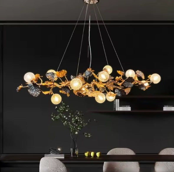 Luxury Antique Gold Branch Chandelier