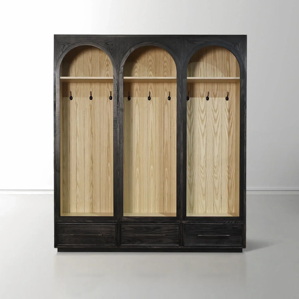 Hattie Triple Entryway Cabinet in Oak 69.75