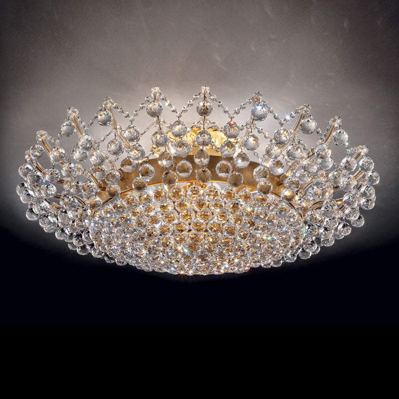 maria theresa low ceiling crystal chandelier