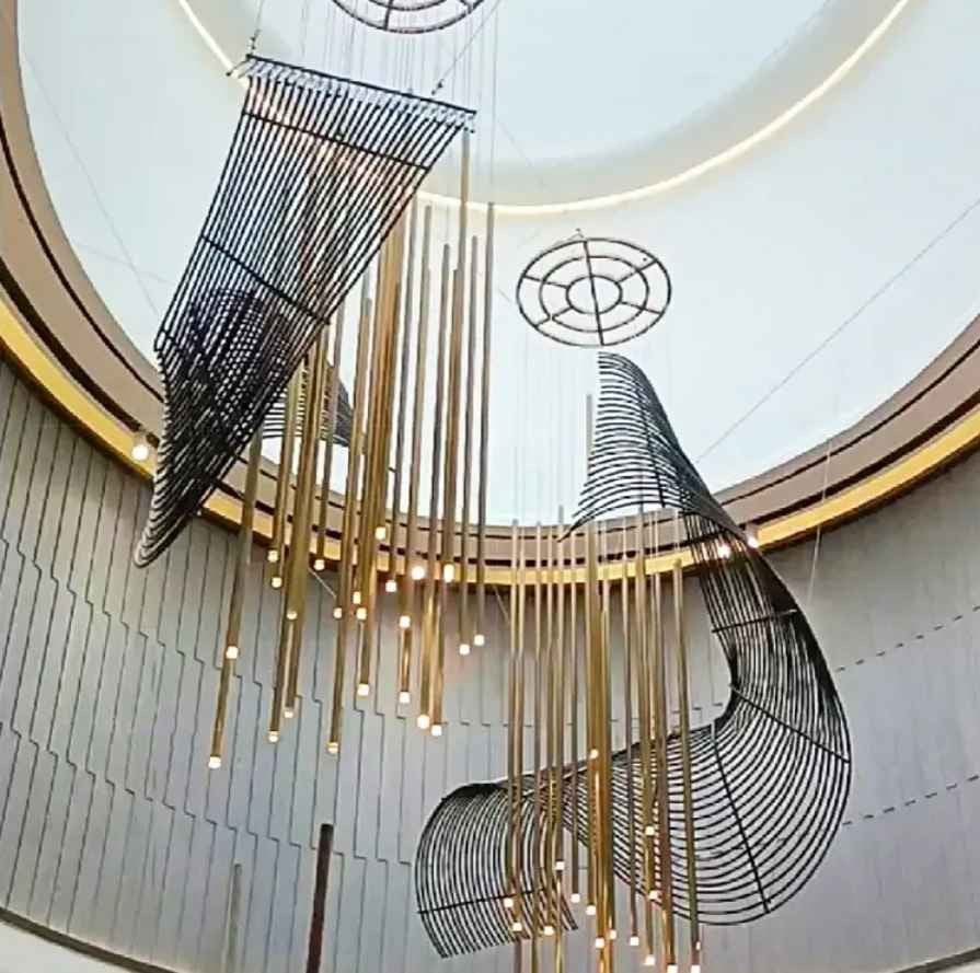 High Ceiling Lighting - Pendant Lights For High Ceilings - Hotel Lobby Chandeliers